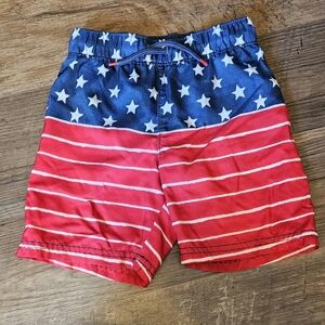 Old Navy Boys 4T Patriotic Swim Trunks